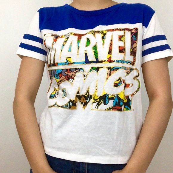 Marvel Tops - Marvel Comics ringer tee